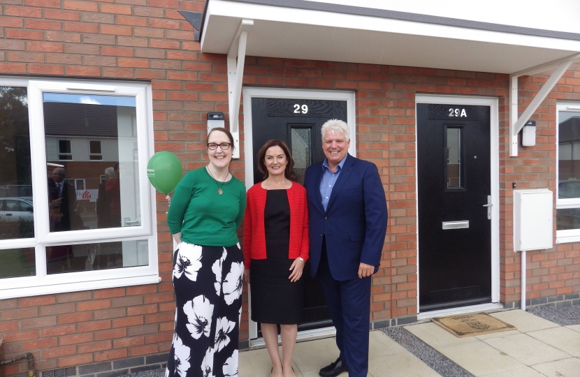 Lucy Allan with Wrekin Housing Trust 