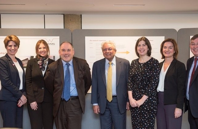 Lucy Allan with other members of the Education Select Committee 
