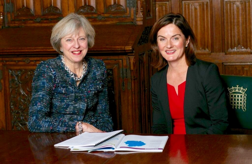 Theresa May & Lucy Allan 