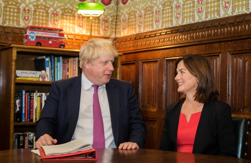 Lucy Allan MP & Boris Johnson MP 