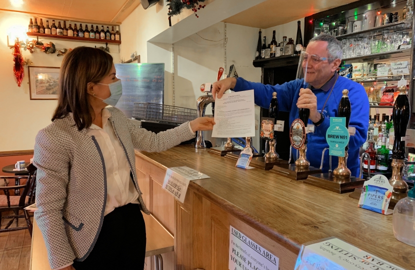 Lucy Allan MP supports local pubs