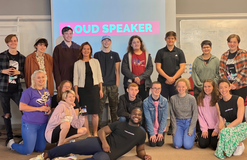 Lucy gives her top tips for public speaking on NCS visit