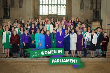 Theresa May with female Conservative MPs
