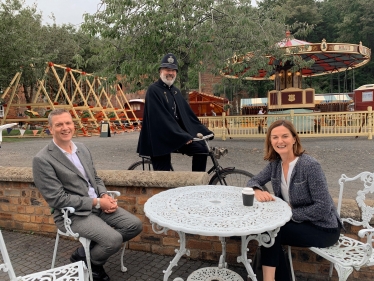 Lucy Allan MP visits Blists Hill Victorian Town as it reopens